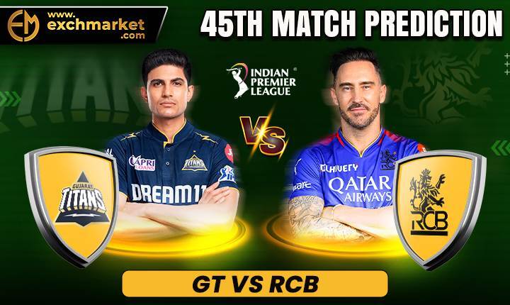 GT vs RCB: 45th IPL Match Prediction 2024