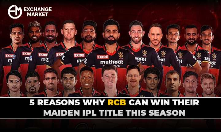 5 Reasons Why RCB Can win their maiden IPL title this season