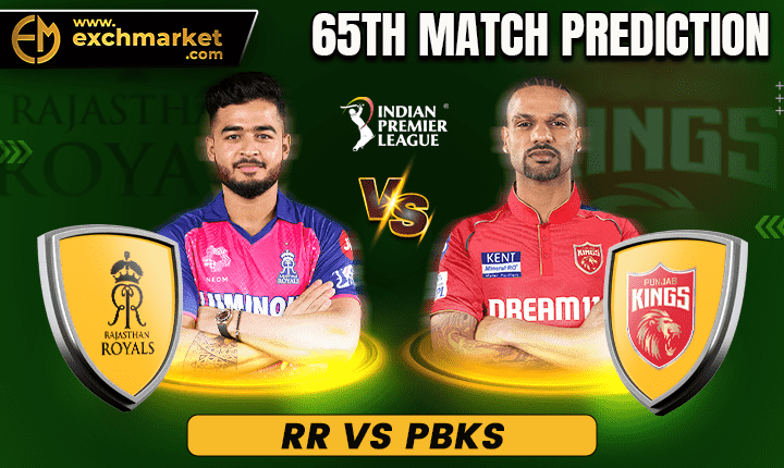 RR vs PBKS: 65th IPL Match Prediction 2024