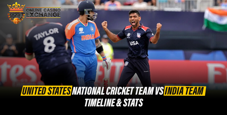 United States National Cricket Team vs. India Team Timeline &amp; Stats