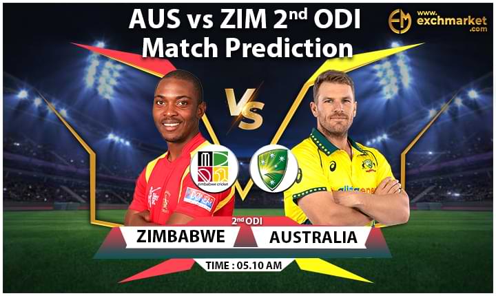 AUS vs ZIM 2nd ODI: Match Prediction