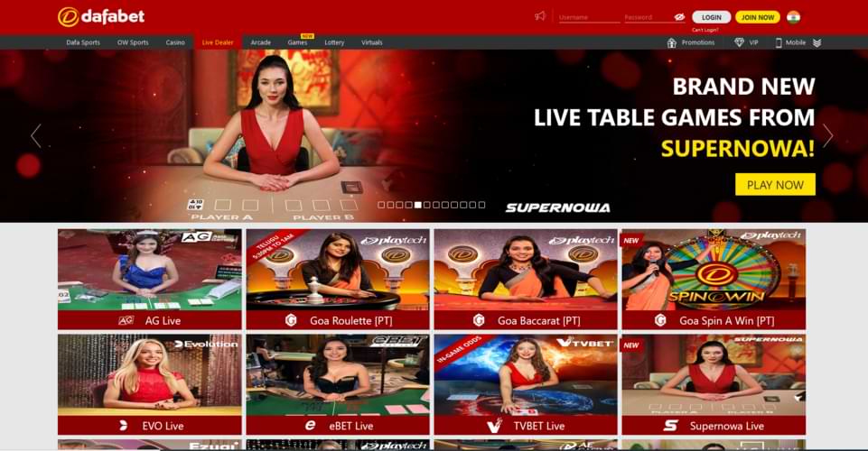 Supernowa is now featured on Dafabet Live Dealer