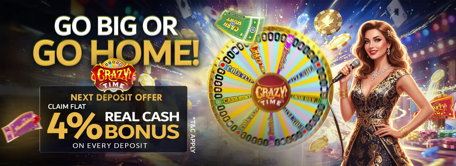 4% Bonus crazy-times