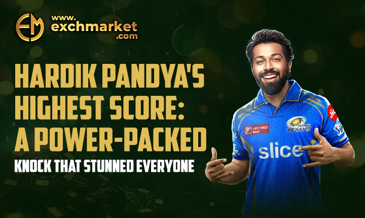 Hardik Pandya&#8217;s Highest Score: A Power-Packed Knock That Stunned Everyone