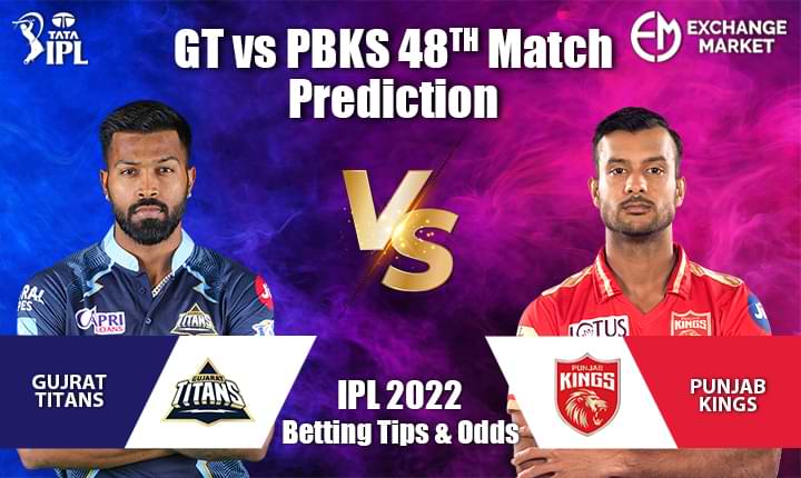 GT vs PBKS 48th Match Prediction, Betting Tip &#038; Odds