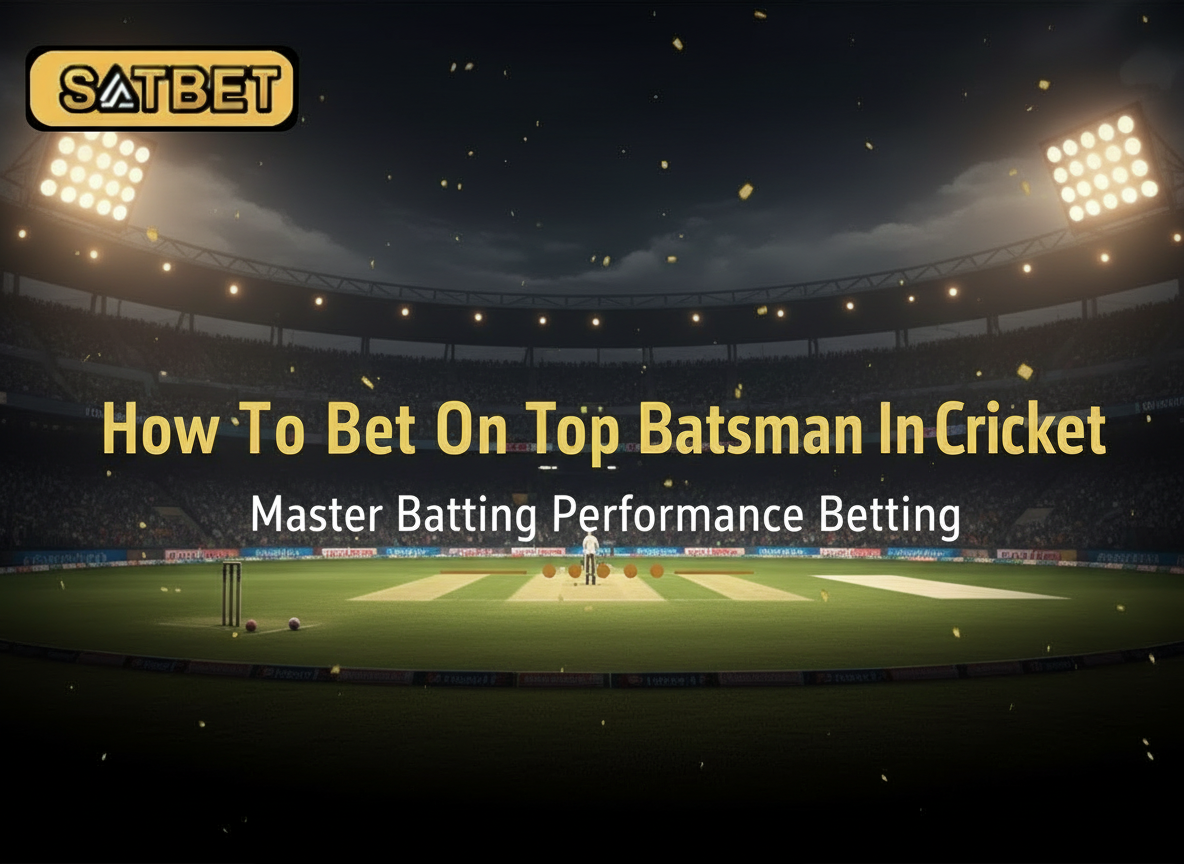 How To Bet On Top Batsman In Cricket
