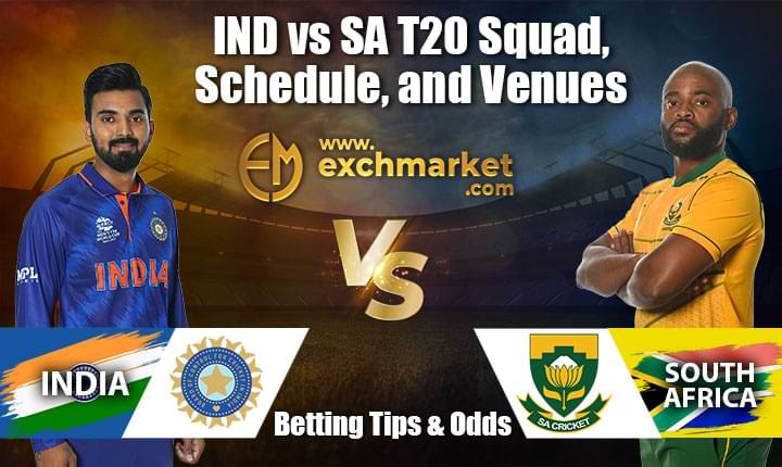 IND vs SA T20I Squad, Schedule, and Venues