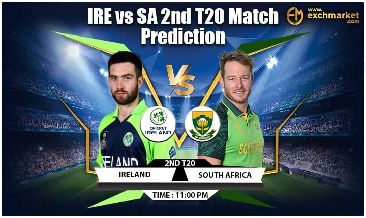IRE vs SA 2nd T20I match prediction