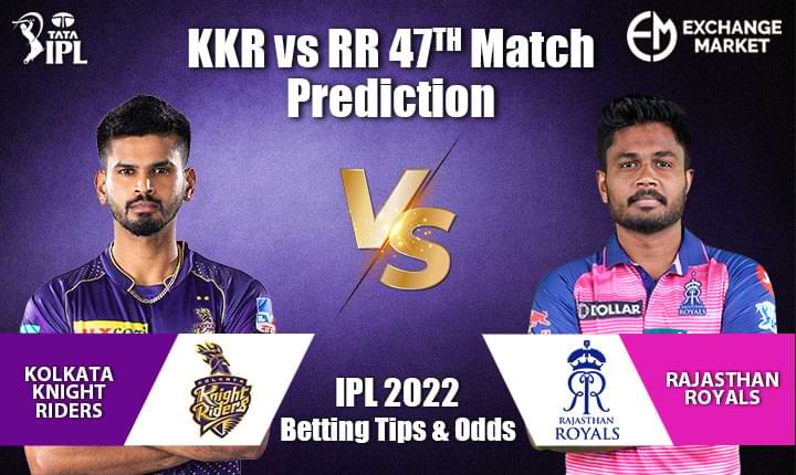 KKR vs RR 47th Match Prediction, Betting Tip &#038; Odds
