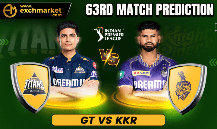 KKR vs GT: 63rd IPL Match Prediction 2024