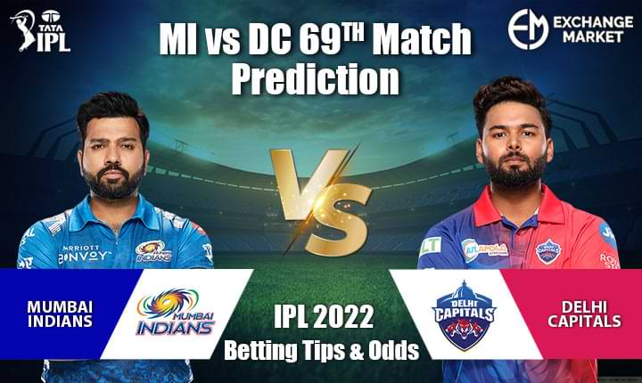 MI vs DC IPL 2022 Match 69 Prediction