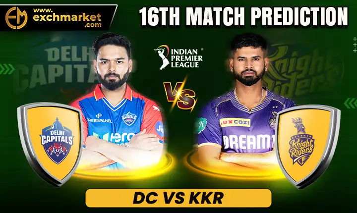 DC vs KKR: IPL 2024 16th Match Prediction