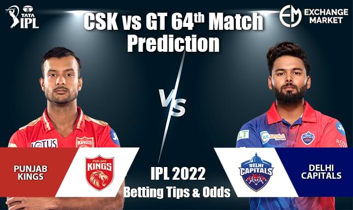 PBKS vs DC 64th Match Prediction &#038; IPL 2022 Betting Odds