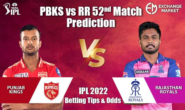 PBKS vs RR 52nd Match Prediction, Betting Tip &#038; Odds
