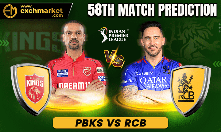 PBKS vs RCB: 58th IPL Match Prediction 2024