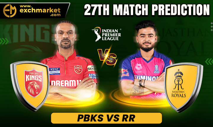 PBKS vs RR: 27th IPL Match Prediction 2024