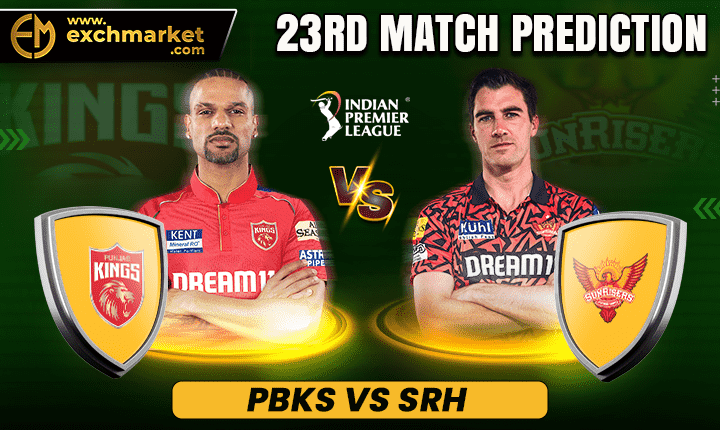 PBKS vs SRH: 23rd IPL Match Prediction 2024