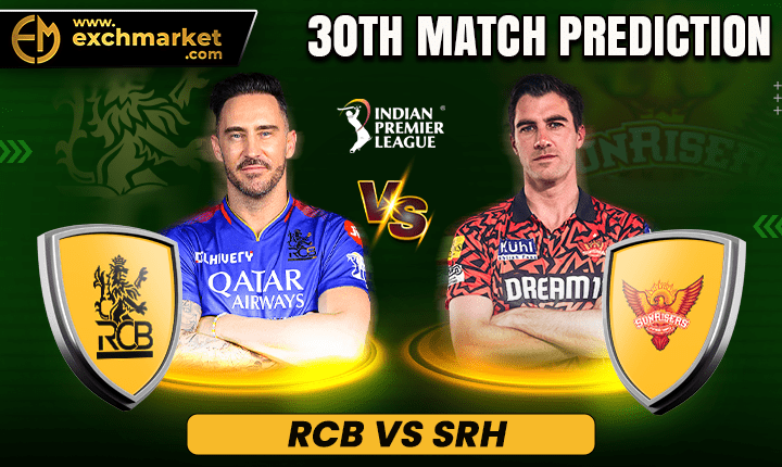 RCB vs SRH: 30th IPL Match Prediction 2024