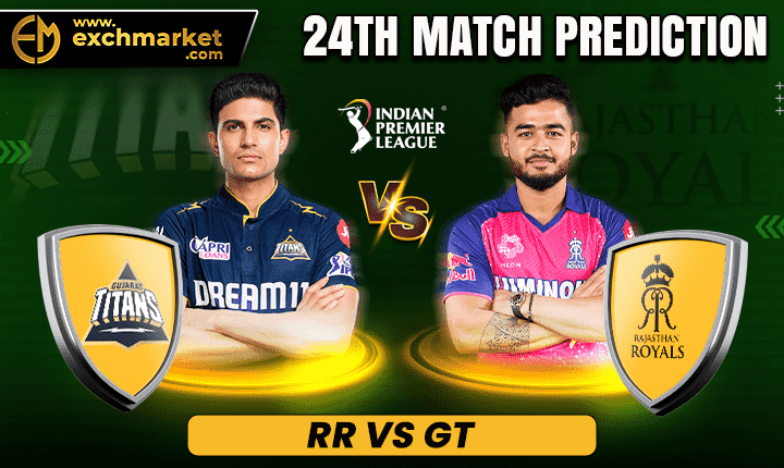 RR vs GT: 24th IPL Match Prediction 2024