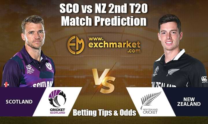 SCO vs NZ 2nd T20I: Match Prediction