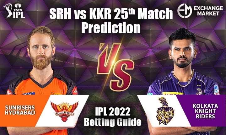 SRH vs KKR 25th Match Prediction | IPL 2022 Betting Guide