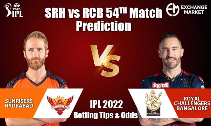 SRH vs RCB 54th Match Prediction, Betting Tip &#038; Odds