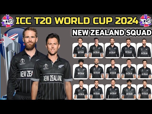 T20 World Cup 2024 Squad New Zealand