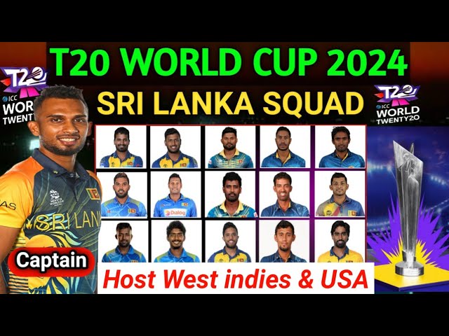 T20 World Cup 2024 Squad Sri Lanka