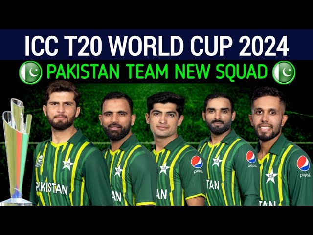 T20 World Cup 2024 Squad pakistan