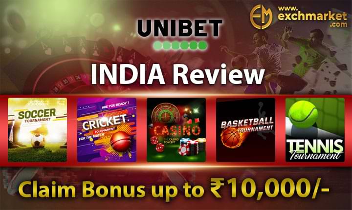 Unibet India review &#8211; Claim Bonus up to ₹10,000/-