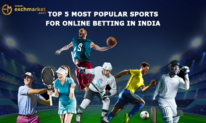 What are the Top 5 most popular sports for online betting in India?