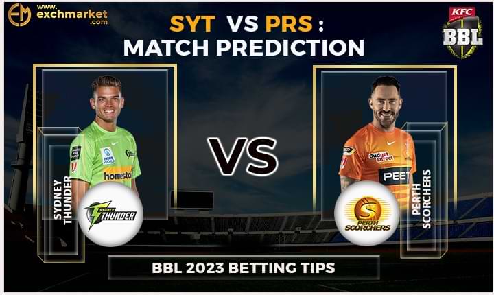 SYT vs PRS 39th Match: BBL match prediction