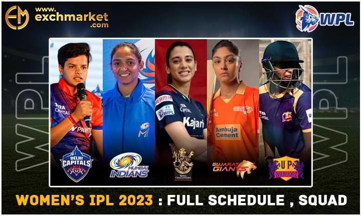 WPL 2024 Schedule, squad, Teams, Point Table