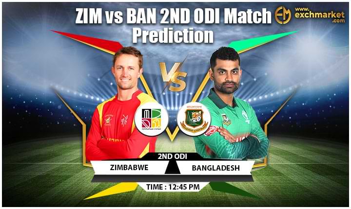 ZIM vs BAN 2nd ODI – Prediction