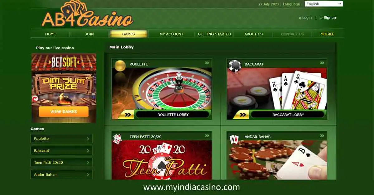 AB4 Casino | Www.Ab4casino.com | Claim 100% Bonus