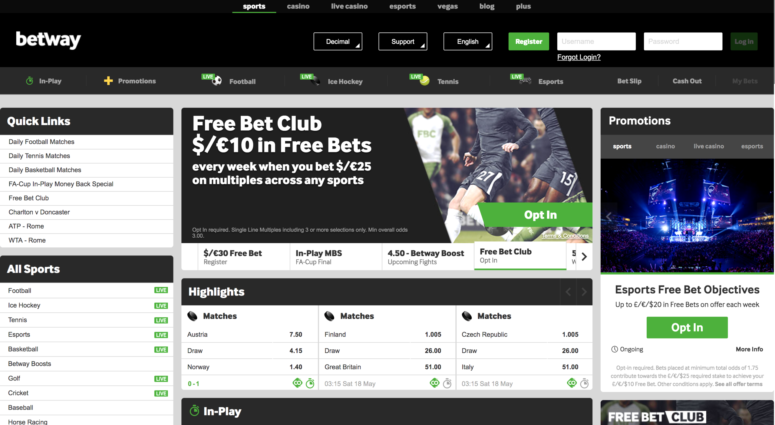 Betway Official Website