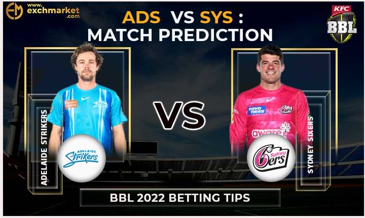ADS vs SYS 2nd Match: BBL match prediction