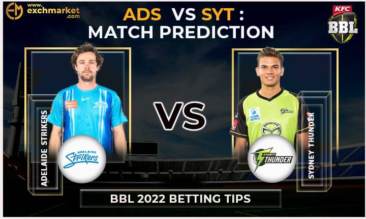 ADS vs SYT 9th Match: BBL match prediction