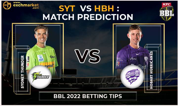 SYT vs HBH 22nd Match: BBL match prediction