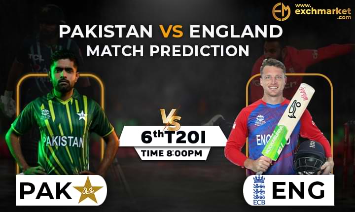 PAK vs ENG 6th T20I: Match Prediction