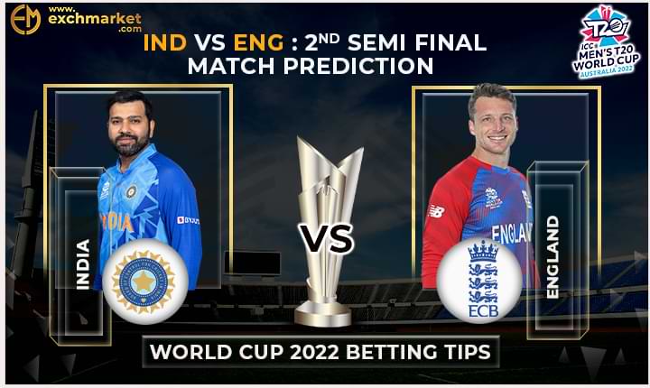 IND vs ENG T20 World Cup: 2nd Semi-Final Match Prediction