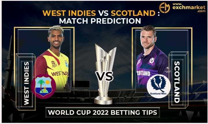 West Indies vs Scotland Match Prediction and Betting Tips