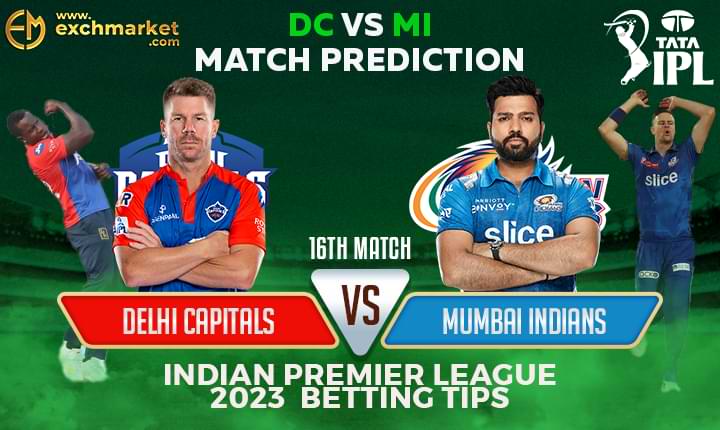 DC vs MI: 16th IPL Match Prediction