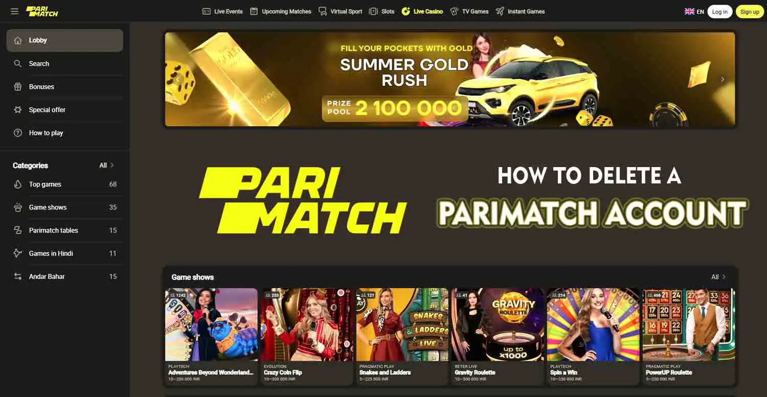 How To Delete A Parimatch Account - A Step-by-Step Guide