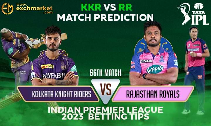 KKR vs RR: 56th IPL Match Prediction