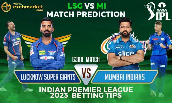 LSG vs MI: 63rd IPL Match Prediction