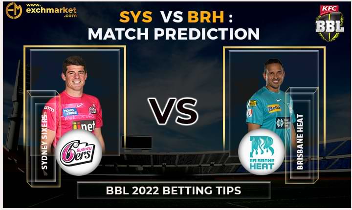 SYS vs BRH 28th Match: BBL match prediction