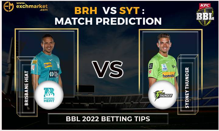 BRH vs SYT 19th Match: BBL match prediction