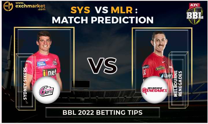 SYS vs MLR 18th Match: BBL match prediction