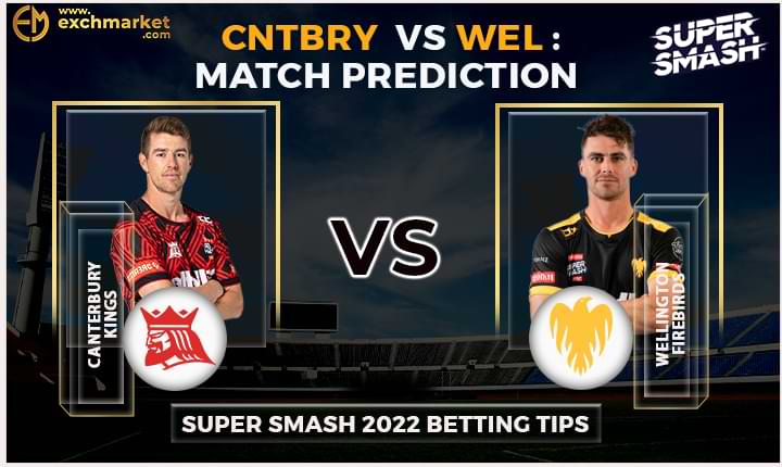 CNTBRY vs WEL 9th Match: Super Smash match prediction